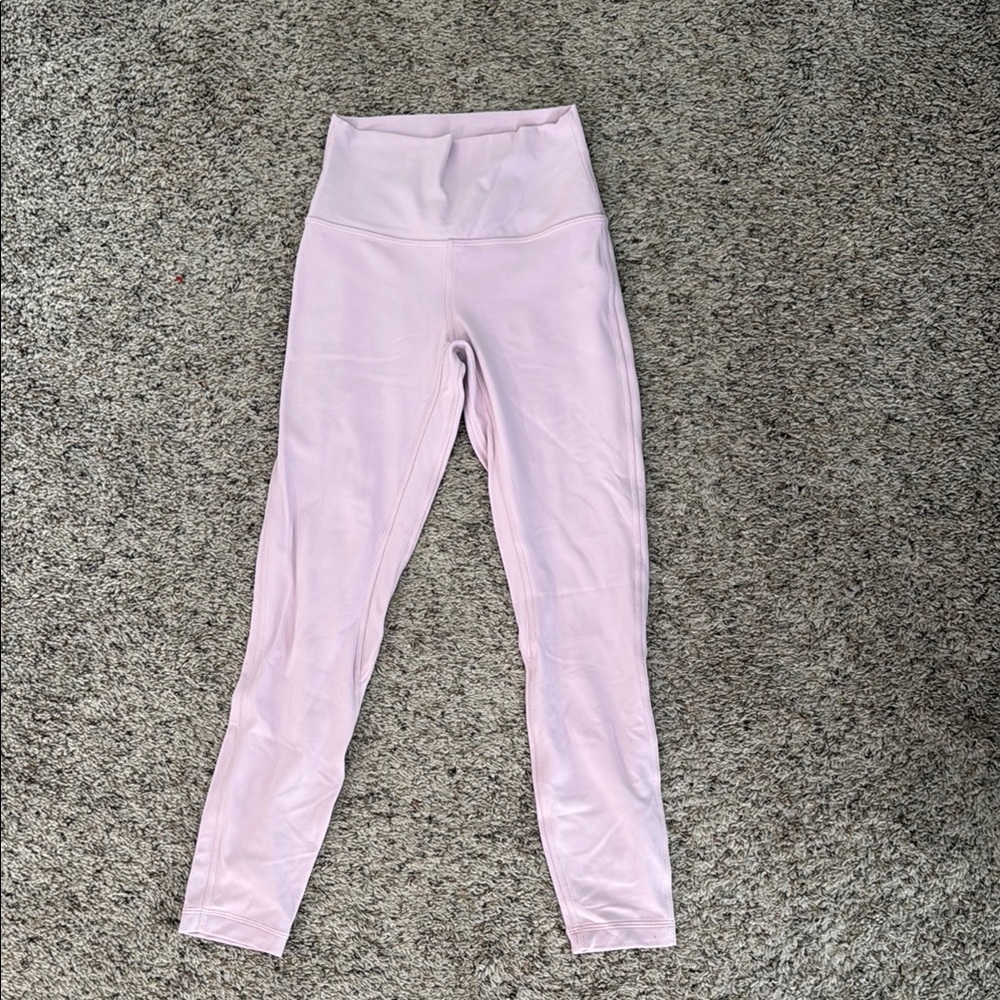Lululemon Athletica Pink High-Waisted Leggings